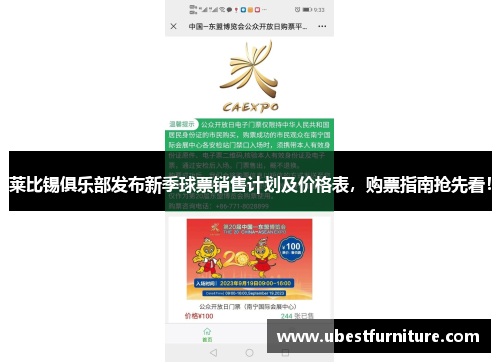 莱比锡俱乐部发布新季球票销售计划及价格表，购票指南抢先看！